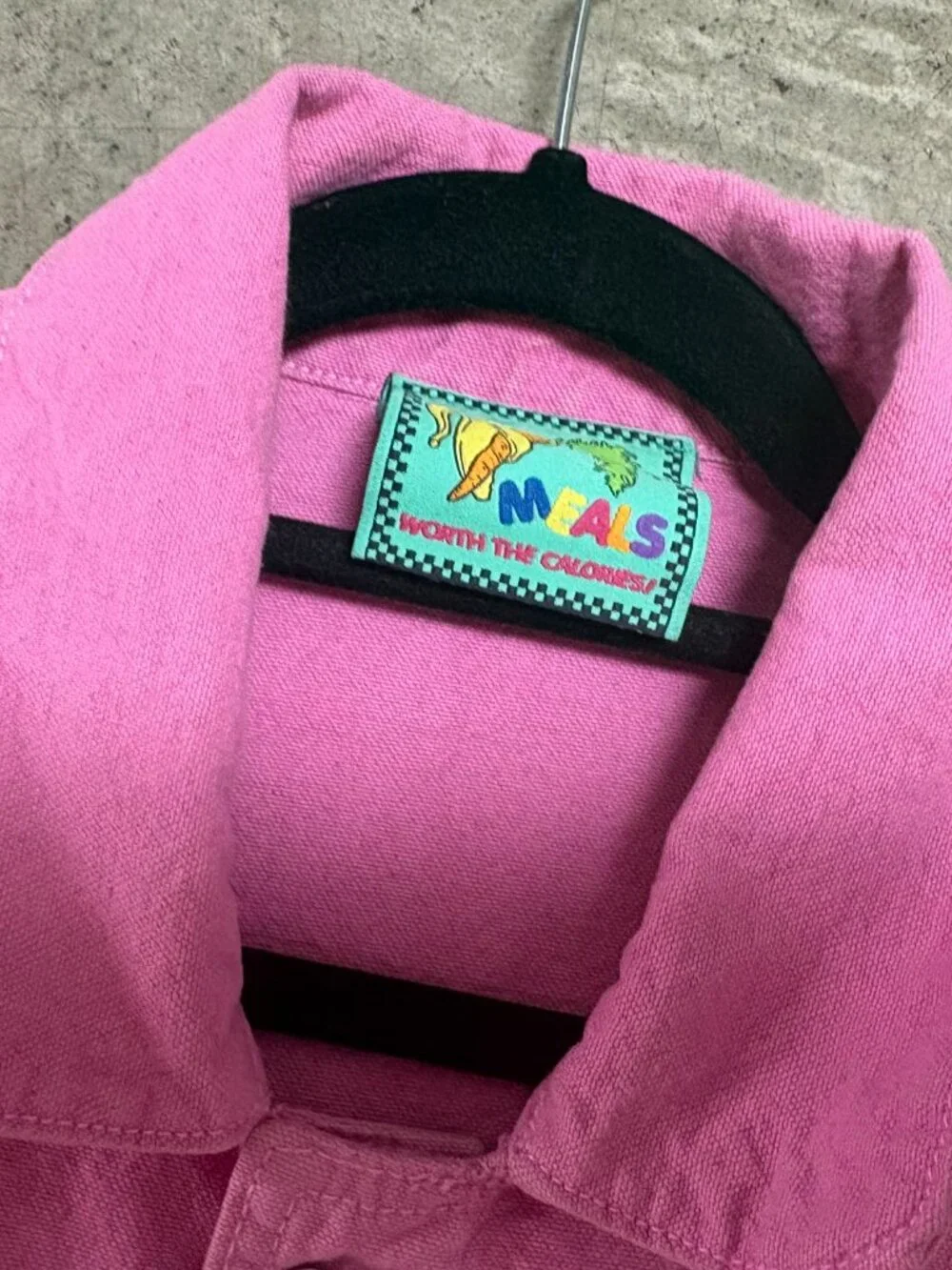 Meals Forager Chore Jacket in Donut Pink, Size Small - Picture 4 of 5